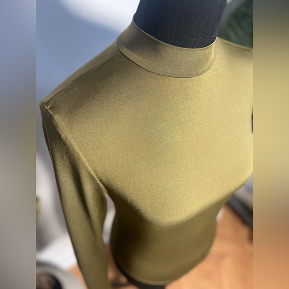 M Boutique, Seven Sisters, Long Sleeved Body Suit, Olive Green, Large - Picture 2 of 8